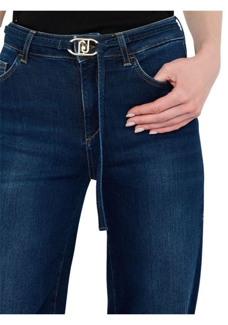 Jeans flare con cintura DENIM BLU Liu Jo | UF5100D02647L951